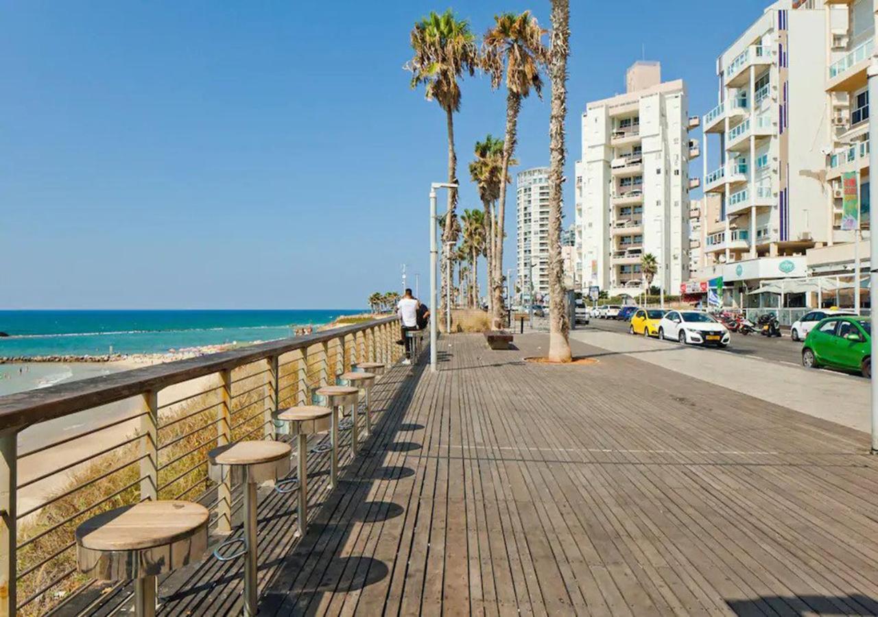 Appartamento O&O Group-Exciting Beach View Best Loc Bat-Yam 3Br Bat Yam Esterno foto